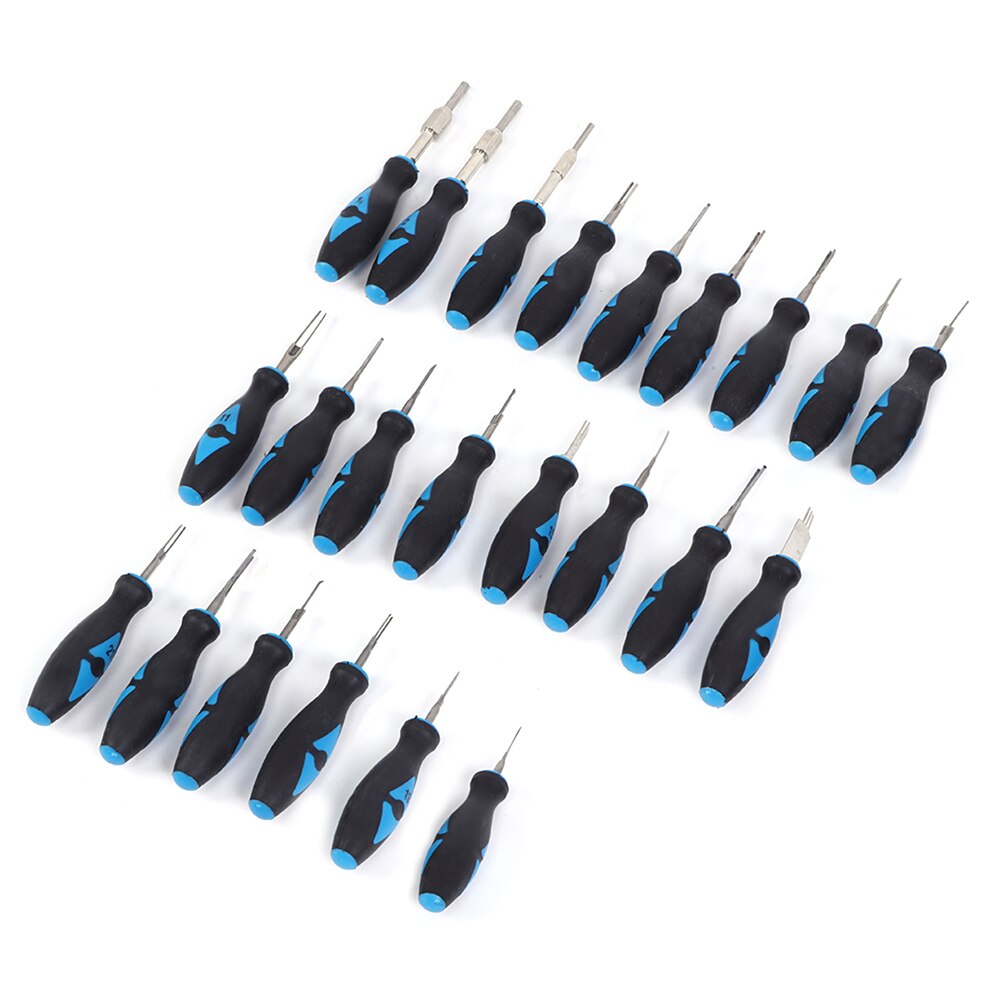 23pcs/Set Terminal Release Kit Wire Harness Electrical Removal Tool Car Repair Hand Tool Set Car Electrical Wiring Crimp