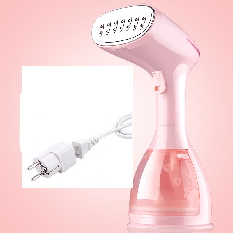 280ml Handheld Fabric Steamer 15 Seconds Fast-Heat 1500W Powerful Garment Steamer for Home Travelling Portable Steam Iron: pink-2