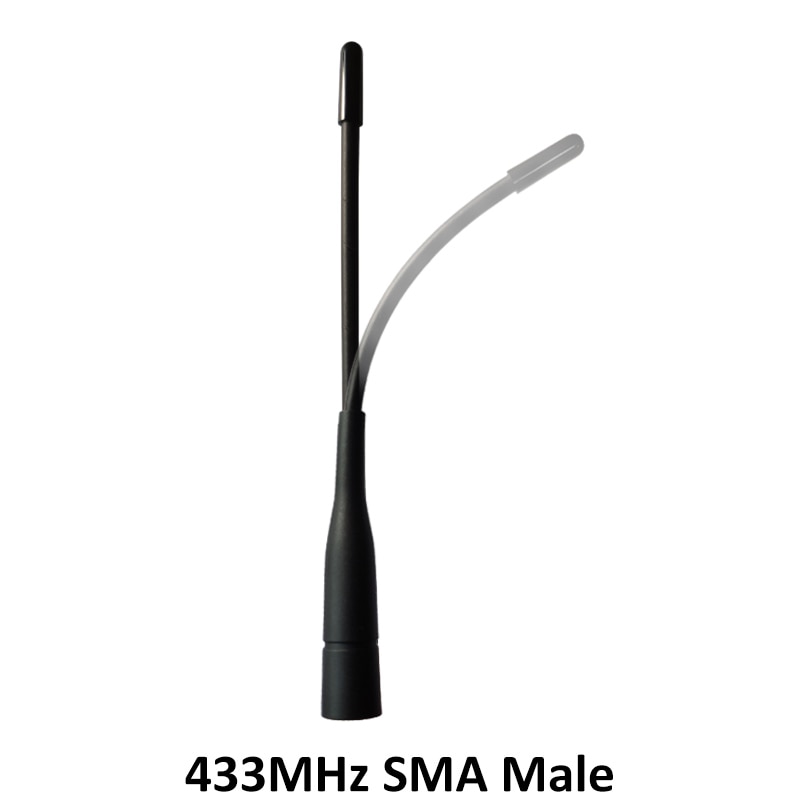 1 pçs 433 mhz antena sma conector macho antenas 433 mhz antenas direcionais à prova dwireless água para walkie talkie sem fio