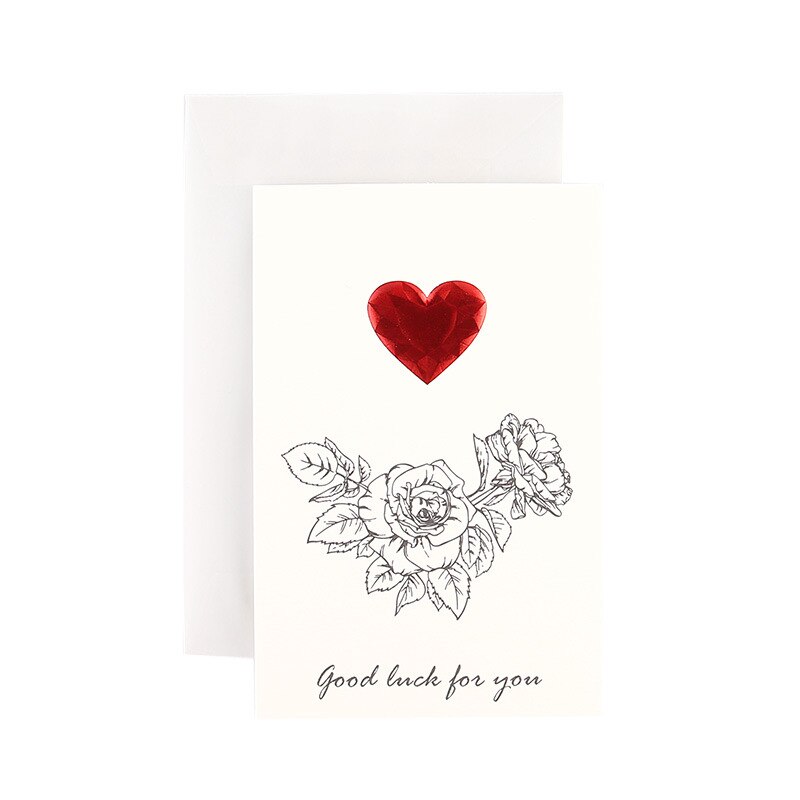 Carte de vœux créative avec enveloppe, 1 pièce, carte de vœux pour couple saint-valentin, carte de vœux pour petite amie et petit ami: 6