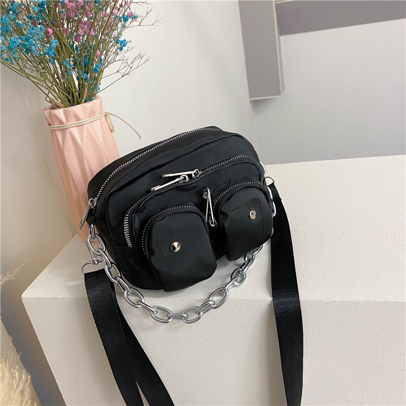 Women's Bag Running Bag Messenger Bag Summer Chest Bag Chain Mini Bag Women's Bag YUBAI