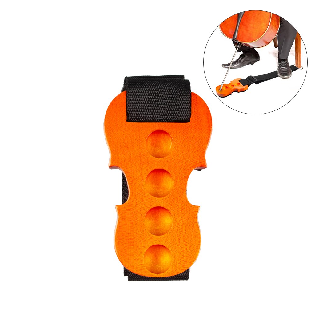 Lommi Verstelbare Cello Eindpin Anker Antislip W/O-Ring Stopper Dikke Pad Anti-Kras Spons 4/4 Cello Snaren Tailrod Endpin: Anti-Slip Mat Belt 1