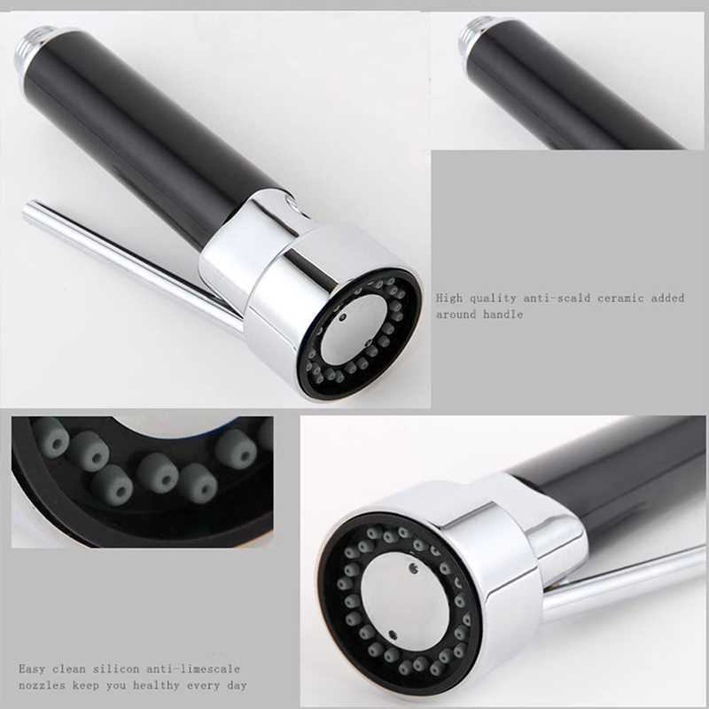 Kitchen Pull Out Faucet Spray Head Handheld ABS Tap Water Saving High Pressure Sprayer Nozzle Bathroom Sink Tap Replacement