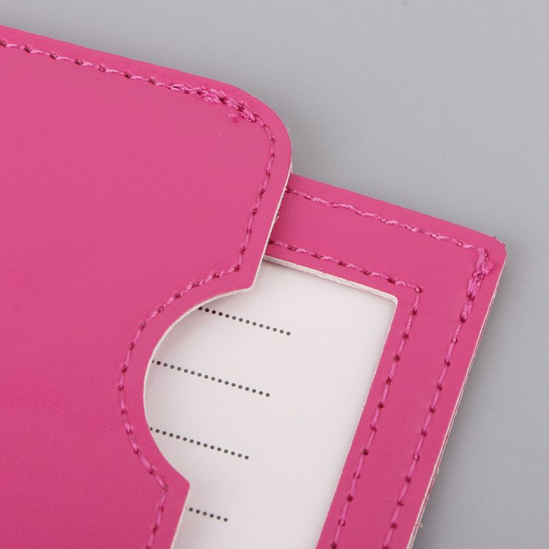 Creatieve Lederen Bagage Tags Labels Band Naam Adres ID Koffer Bagage Reizen