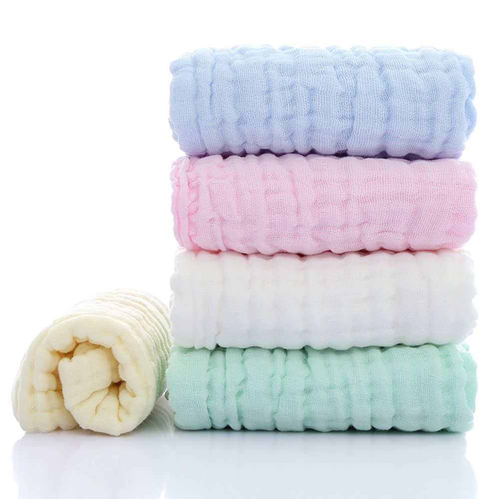 Toalla de baño suave y cómoda para bebé, paño de alimentación de baño, Natural e inofensivo, 26x26cm