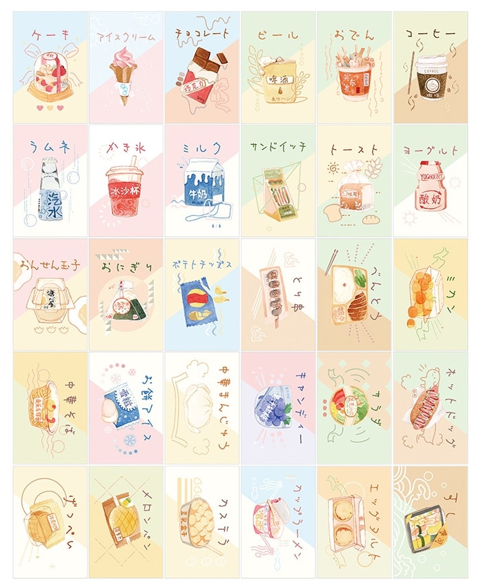 Welcome store paper postcard(1pack=30pieces)