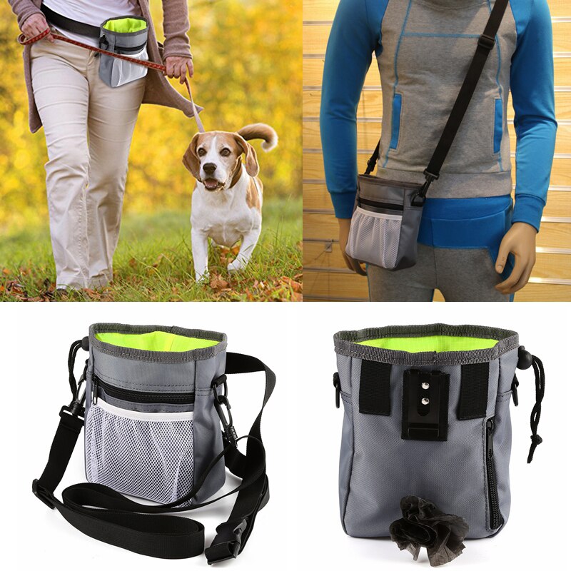 Nueva bolsa de entrenamiento para perro mascota, bolsa de entrenamiento portátil, cebo, cebo, perros, agilidad, bolsa de almacenamiento para alimentos, bolsas de cintura de recompensa