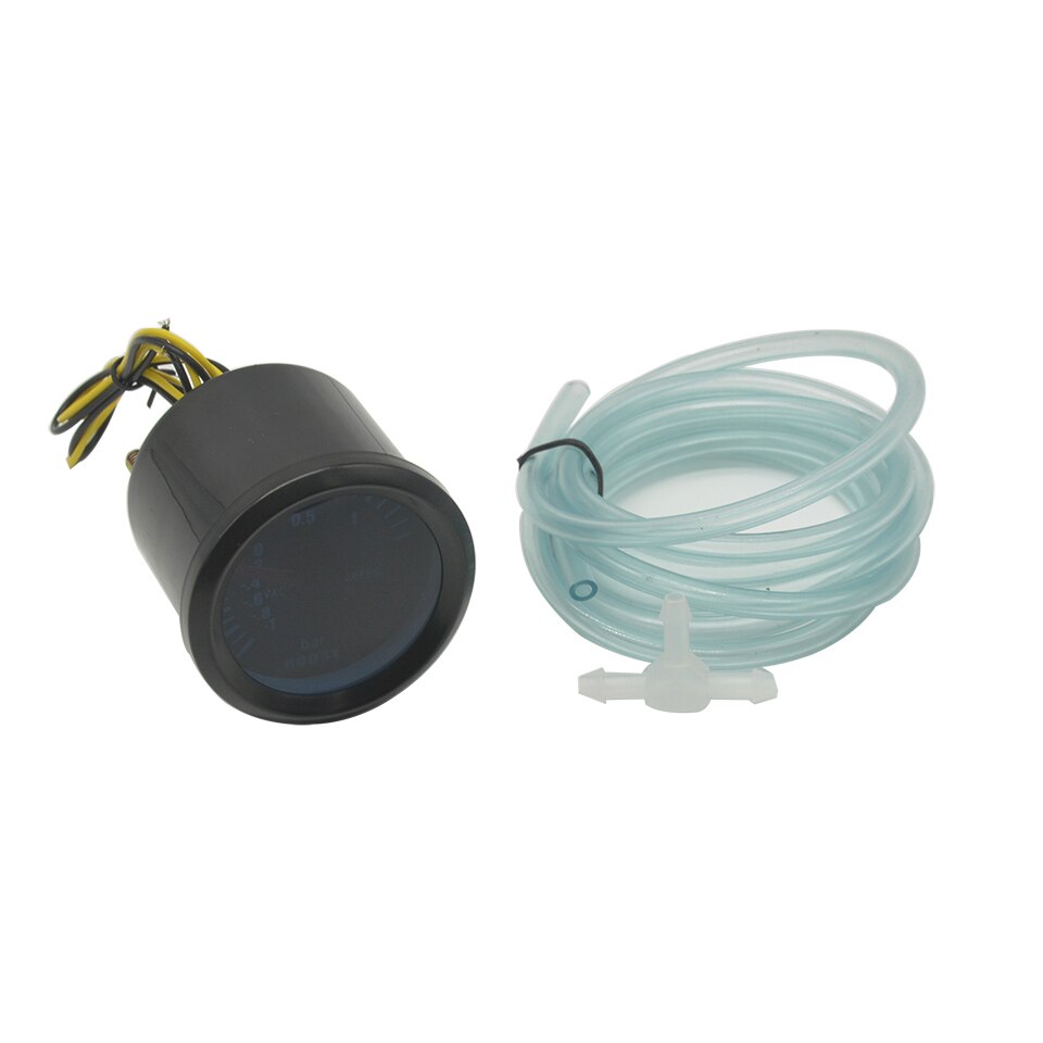 Dragon-medidor de aumento para automóveis de turbina, 52mm, retroiluminação branca,-1 a 2 barras, medidor de turbina, frete grátis