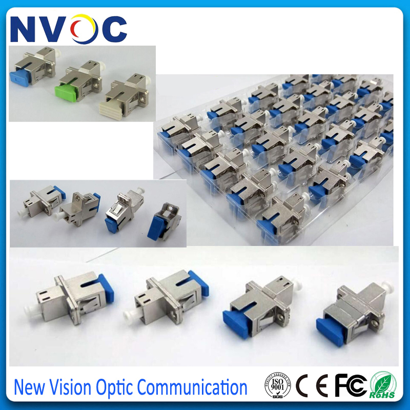 LC-SC/SC-LC Connector SM Single Core MM Metalen APC Glasvezel Adapter Flens Koppeling, metalen Huis Glasvezel Flens Adapter