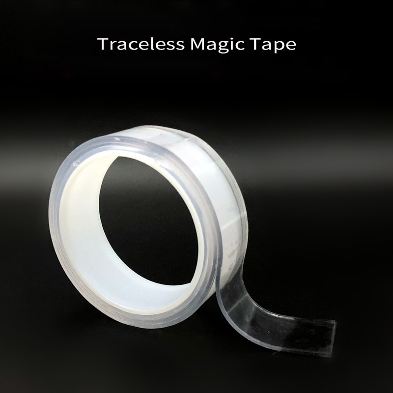Nano-gratis Magic Tape Meerdere Transparante Wasbare Adhesive dubbelzijdig Lijm Kan Worden Hergebruikt Voor Meerdere Scenario