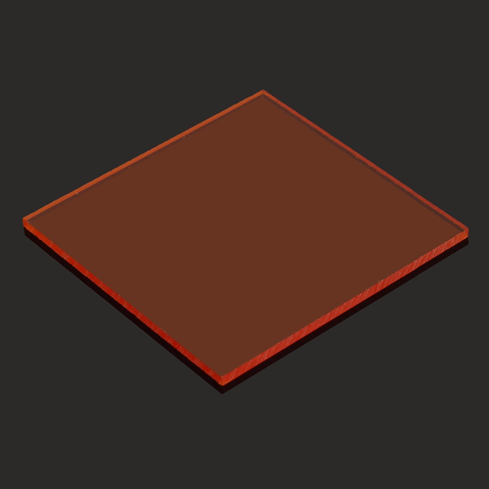 Feuilles de plexiglas teintées (PMMA) en acrylique Transparent | 100x100x2.8mm, plaque acrylique noir/blanc/rouge/vert/orange