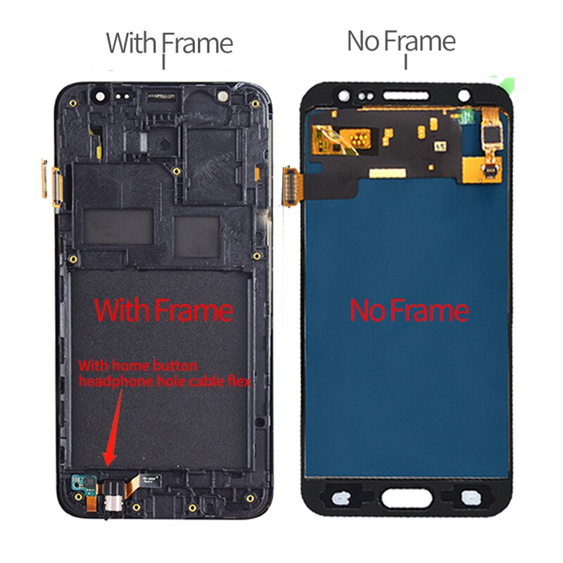 For Samsung Galaxy J5 LCD J500 J500F J500G J500M J500H J500FN LCD Display Touch Screen Digitizer Assembly Frame