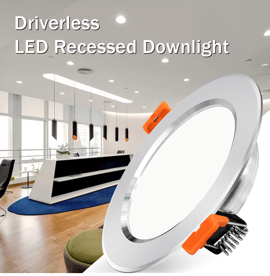 Foco LED empotrable para techo, Bombilla de 12W, 9W, 7W, 5W, 220V, 230V, 240V, para interior, dormitorio, cocina