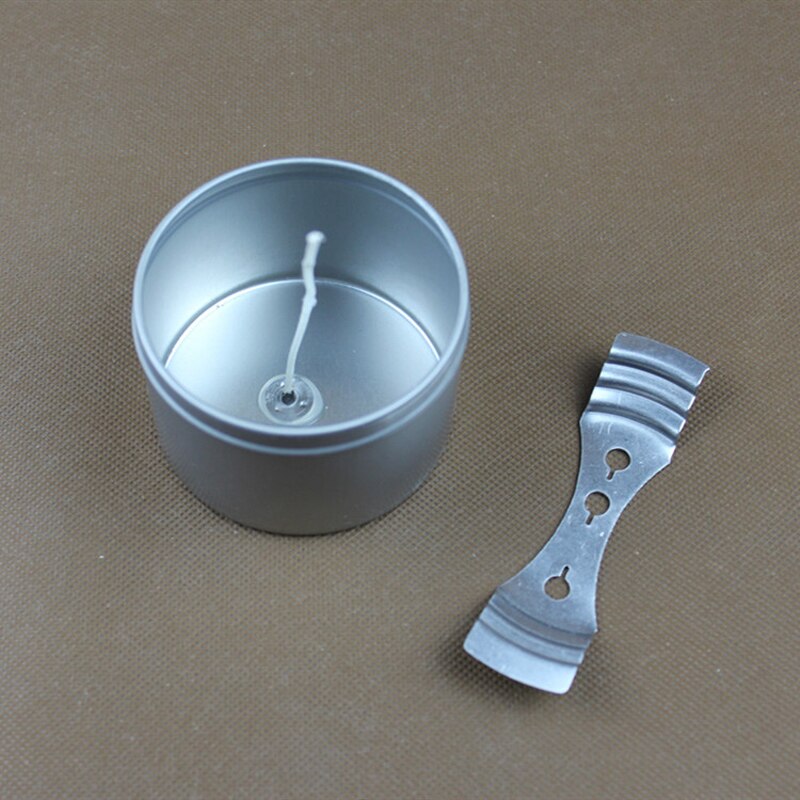 Metalen Kaars Jar Ronde Container Tin met Deksel Kaars Lont Centrering Apparaat DIY Kaars Maken Kit voor Party Gunsten Arts & ambachten