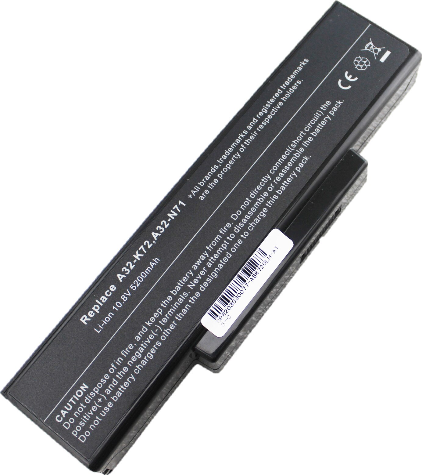 Bateria robić laptopa Asus A32-K72 A32-N71 K72 K72D K72F K72JR K73 K73SV K73S K73E N73SV k72-100 A72 N73 X77 zawodowiec7A X72 X73 X77 A73