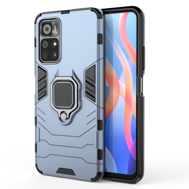 PocoM4 Pro – Coque antichoc renforcée pour Poco Poko Poco Little M4Pro M 4 Pro 4 Pro M4 Pro 5G NFC: For Poco M4 Pro 5G / Navy Blue