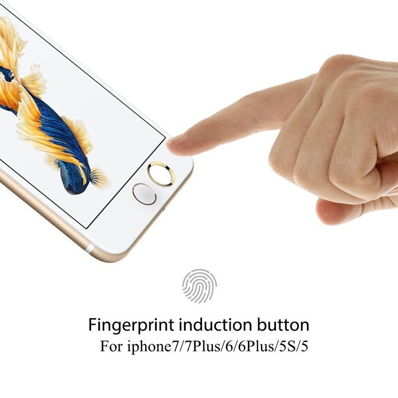 ultra cienki czytnik linii papilarnych identyfikator dotykowy naklejka przycisk Dom dla iPhone 7 7plus 6 6S 6plus 5 5S 5C SE naklejki na telefon