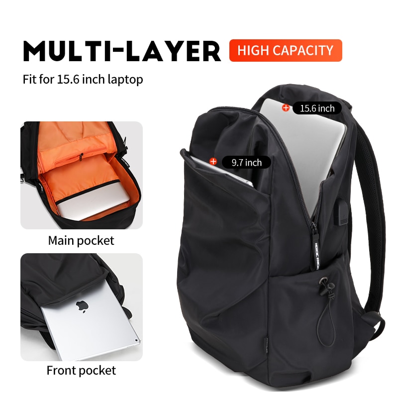 Heldhaftige Ridder Mannen Mode Rugzak 15.6Inch Laptop Rugzak Mannen Waterdichte Outdoor Reizen Rugzak School Tiener Mochila Tas