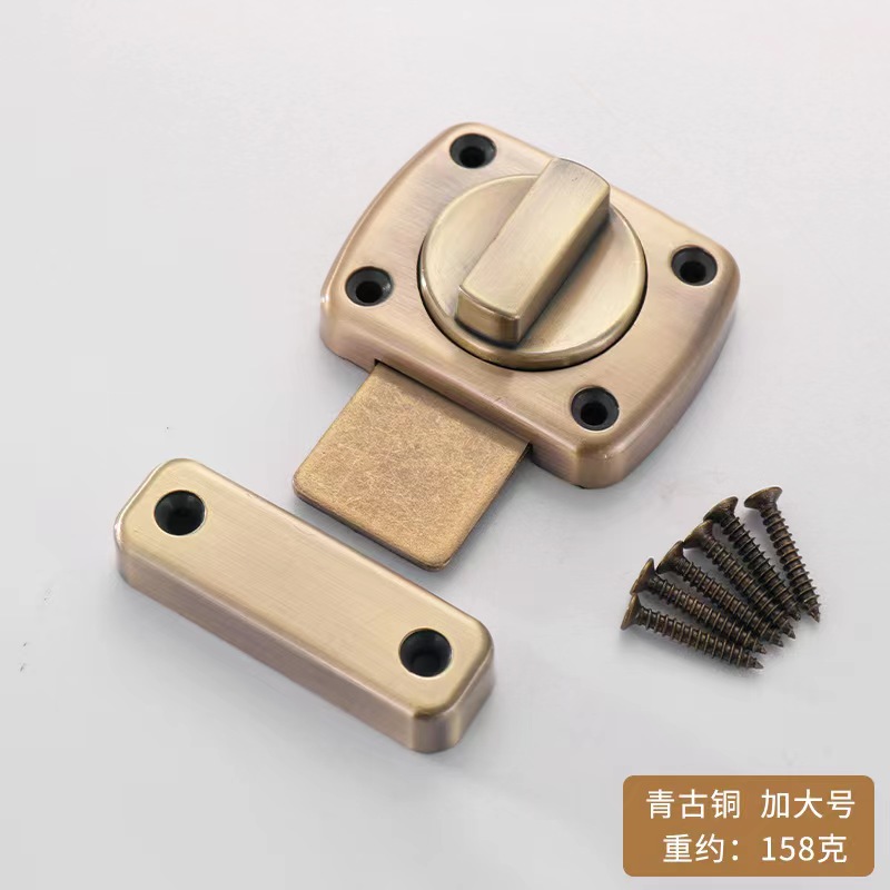 Universal Cabinet Door Privacy Latch Furniture Door Bolts Sliding Door Lock Bolts Security Sliding Zinc Alloy Lock Gate Latch: Red