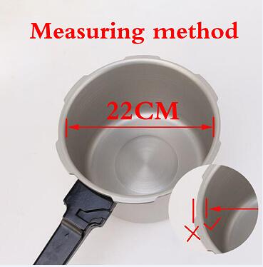 18 20 22 24 26 32Cm Snelkookpannen Wit Silicone Rubber Pakking Afdichtring Snelkookpan Afdichtring Keuken koken Gereedschap: inner size  22 cm