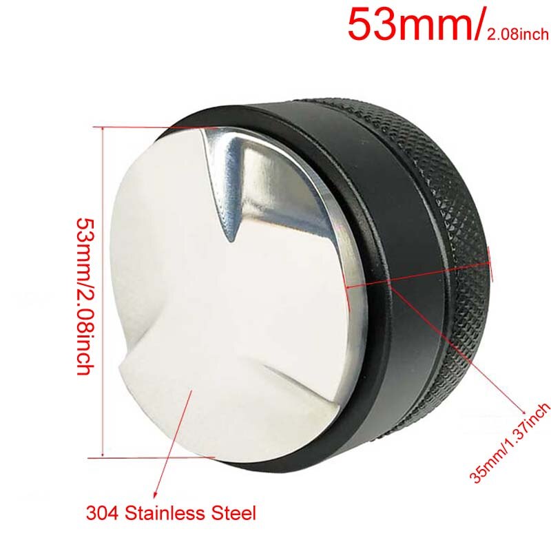 Ekspres do kawy uchwyt filtra uchwyt na kawę podstawa stojak dla 51/53/58mm filtr Barista akcesoria filtry do kawy dystrybutora sabotaż Mat: 53mm 3Angle Tamper