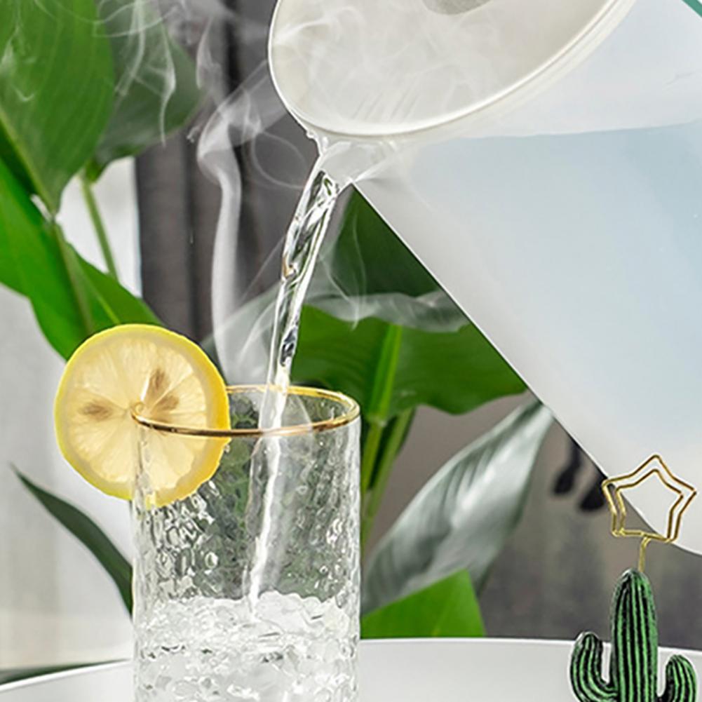 Pitcher Kitchen Tool Plastic Pitcher Transparent Good Sealing Safe Mix Drinks Water Jug: L / Pink