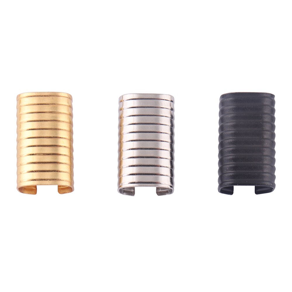 Ribbon End Clamps with Loop,20mm Ribbon Cord Rope Clips End Fastener Lanyard clip Leather End Crimps webbing key fob hardware