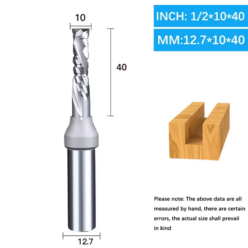 Tideway Obróbka drewna TCT Prosta frezarka kompresyjna Podwójna frezarka do forniru Grawerowanie Dłutowanie Przycinanie w górę Frez w dół: 8.5mm