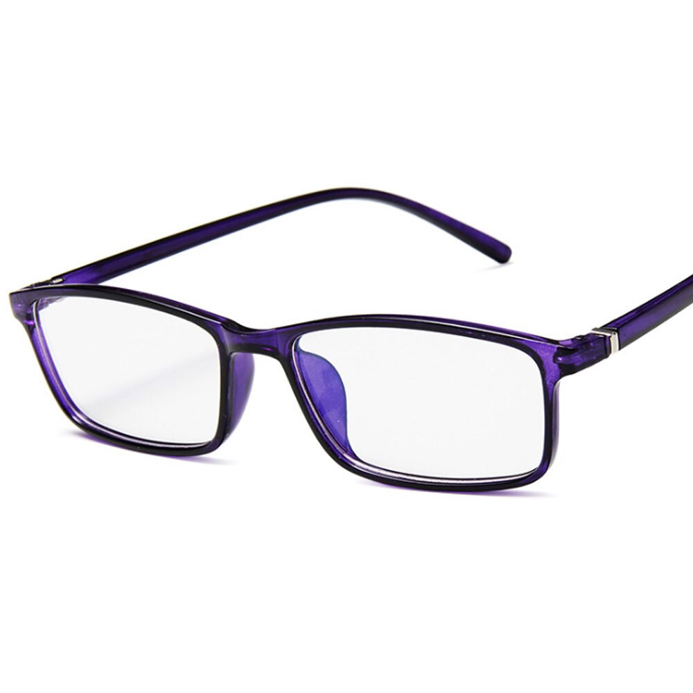 Anti Light Computer Glasses Anti Blue Fatigue Blocking Goggles Eye Square Radiation Outdoor Riding Glasses: Dark Purple