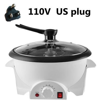CUKYI-tostador eléctrico de granos de café, herramientas para hornear cacahuetes, máquina para asar palomitas de maíz, secador de granos, recubrimiento antiadherente, 110V/220V: Model B 110V