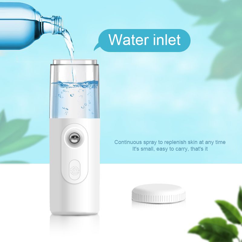 Mini Mist Sprayer Cute Nano Facial Sprayer Cool Mist Face Mister Portable Face Humidifier USB Facial Spray Steamers Skin Care