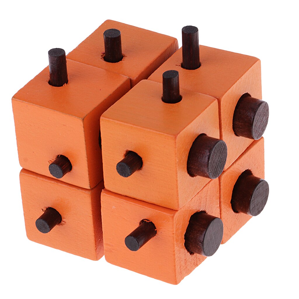 Klassische Holz Puzzle Spielzeug Kong Ming IQ Prüfung Denkaufgabe freundlicher Spielzeug