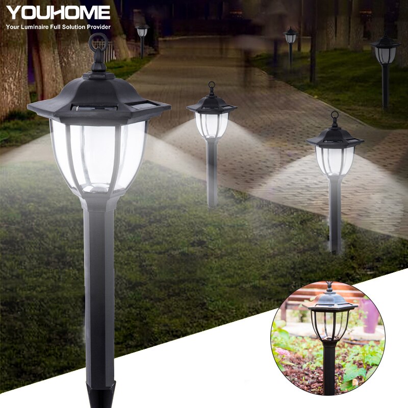 Outdoor Led Solar Lamp Tuin Licht Waterdichte Wandlamp Pathway Landschap Zonne-verlichting Voor Tuin Decoratie