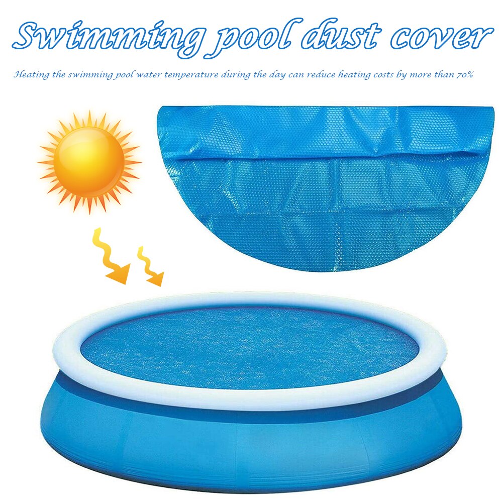12ft Dia Ronde Solar Zwembad Cover Met Hart Patroon Voor Opblaasbaar Zwembad Mat Cover Outdoor Bubble Deken