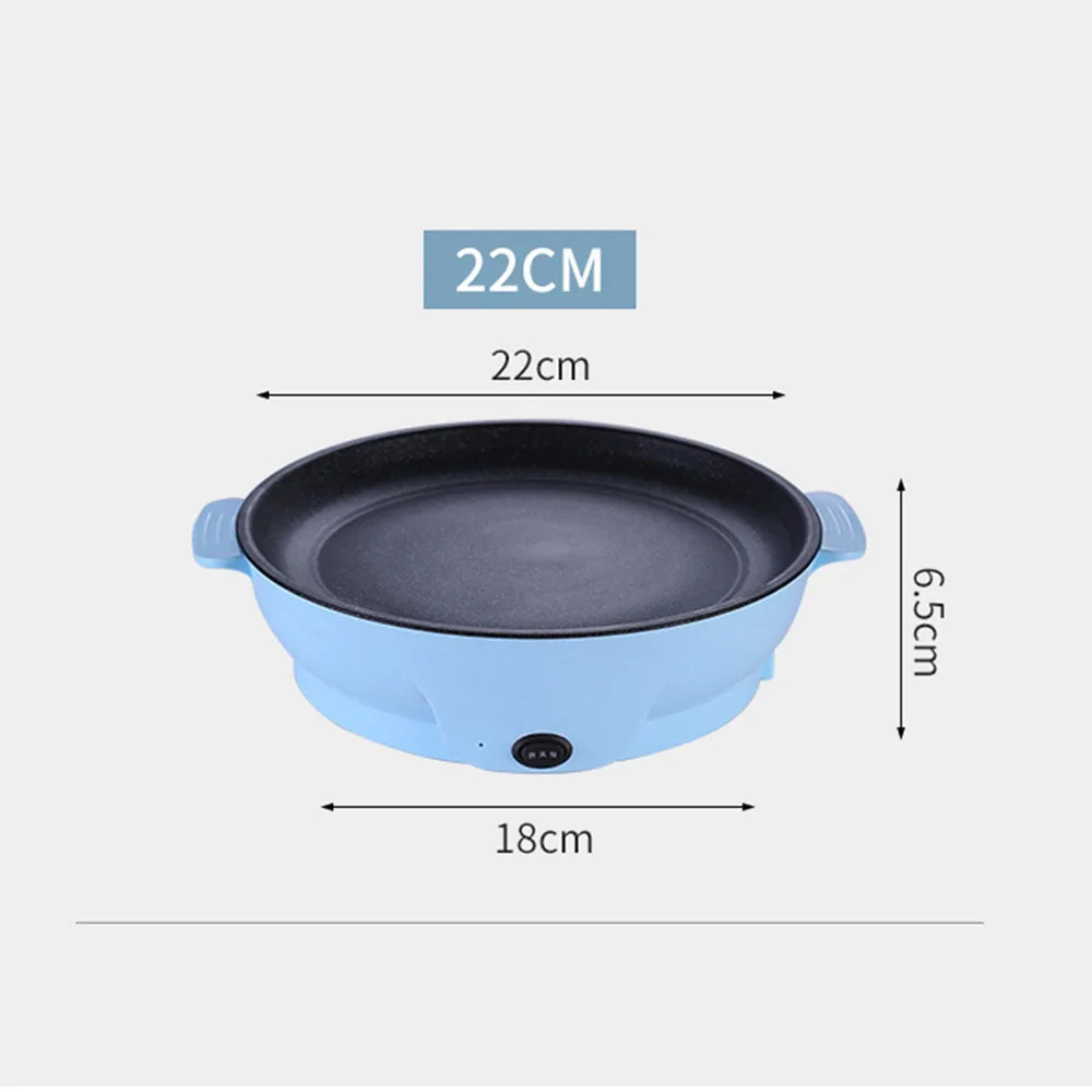 220v multifunktion ale elektrische Bratpfanne Pfanne nicht klebriger Grill Braten Braten Bratpfanne Kocher Steak Grill Kochen Küchen werkzeug