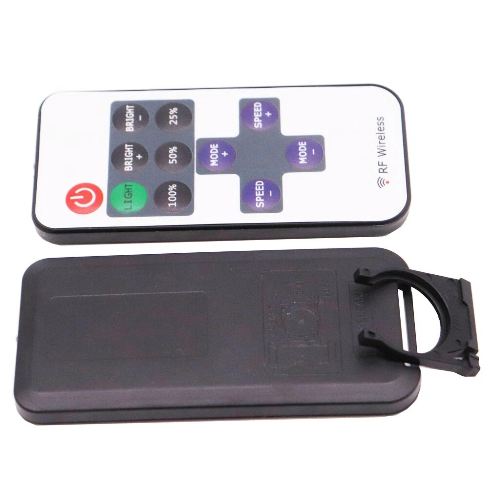 Mini 11Keys RF Wireless Led Remote Controller Single Color Dimmer DC5-24V For 5050 3528 2835 5730 3014 Led Strip