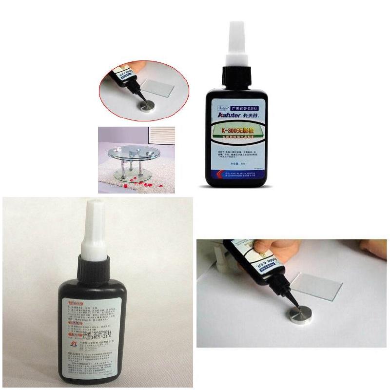 50ML K-300 UV Glue Curing Adhesive Transparent Crystal Glass Bonding Repair Liquid Glue