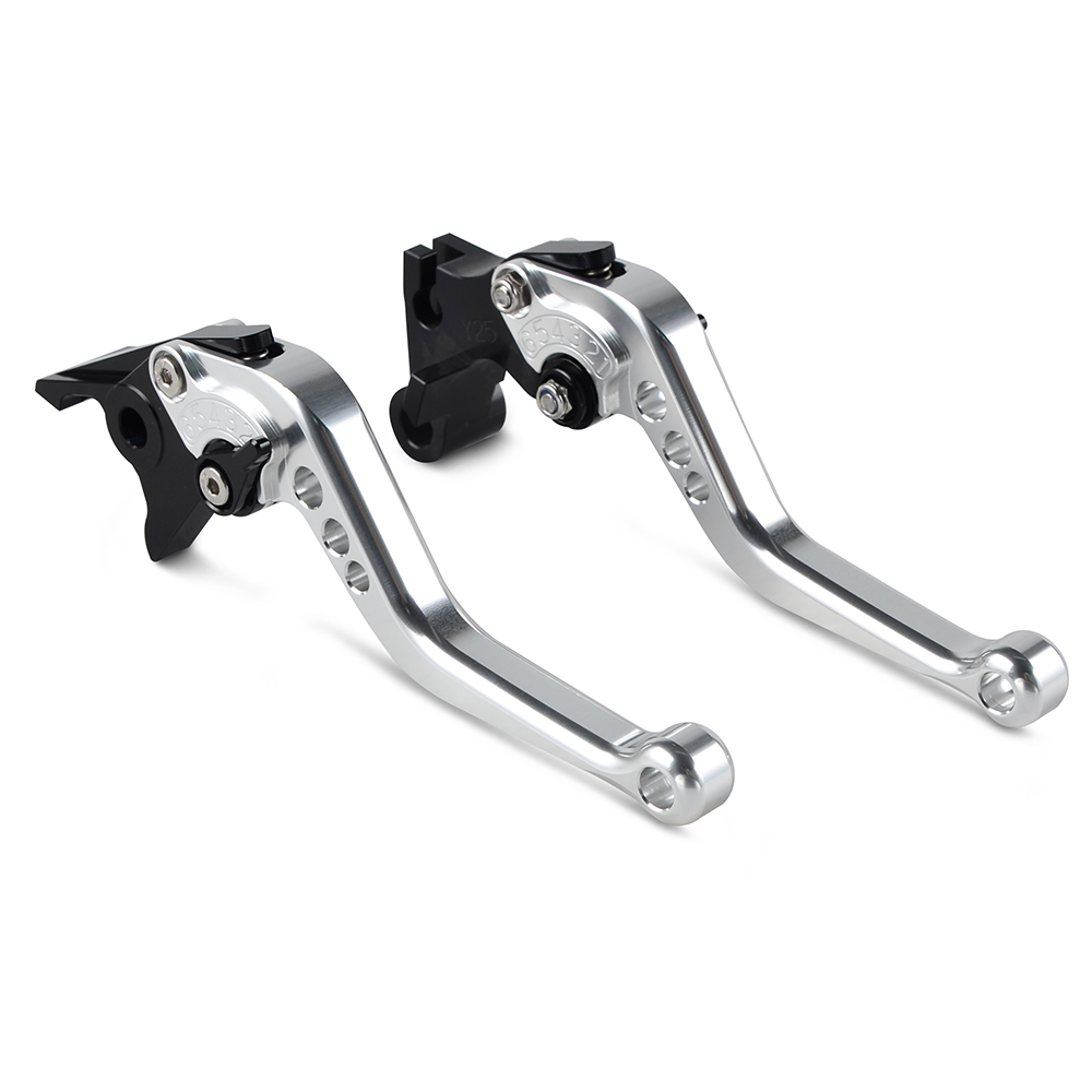 Motorcycle Brake Lever Clutch Lever For Suzuki GSX1300R Hayabusa: silver Short