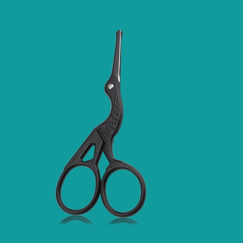 Nose hair scissors men's stainless steel safety manual nose hair trimmer women's eyebrow trimming small scissors