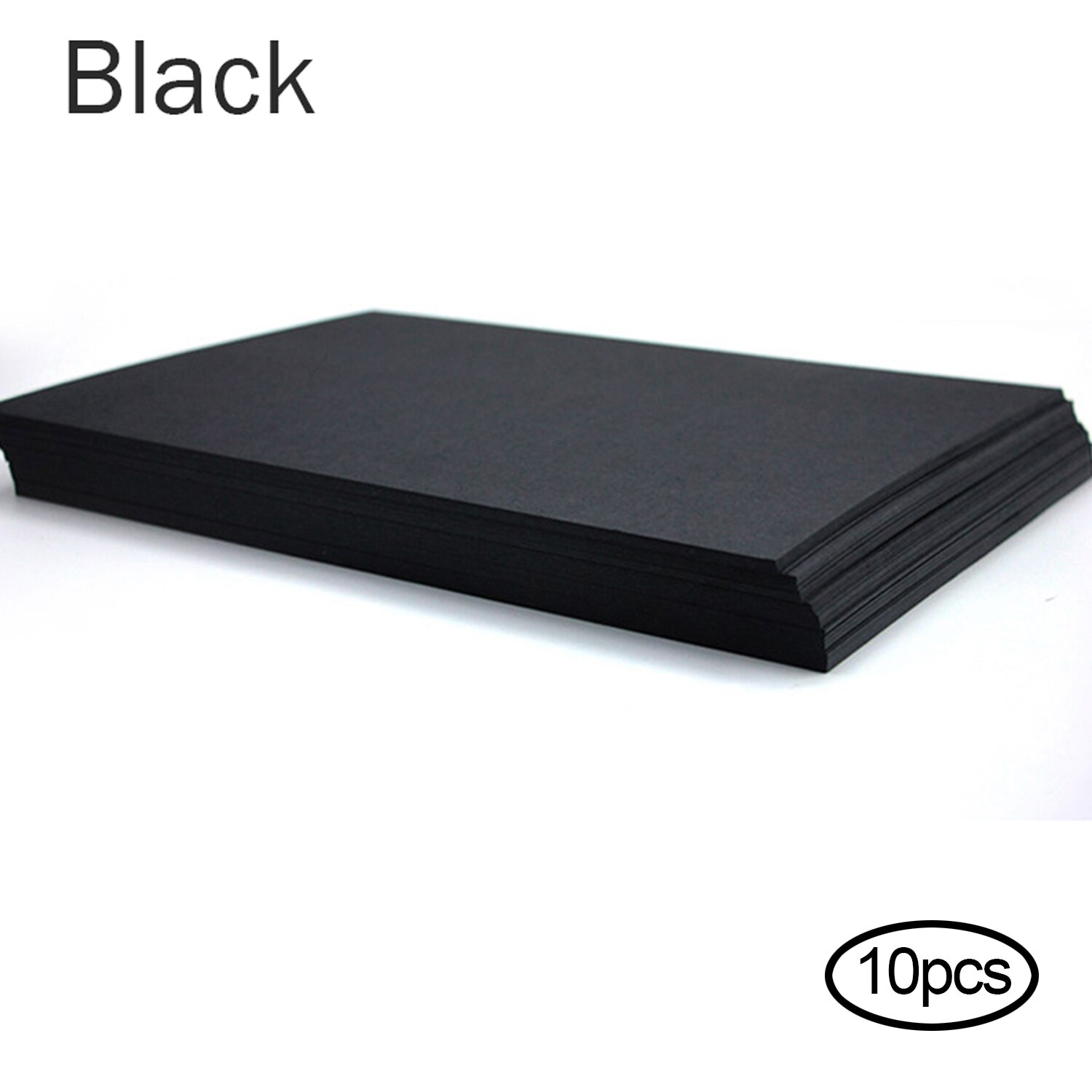 10pcs A4 Size Kraft Paper DIY Blank Postcard Card Paper Scarpbooking Graffiti Greeting Card Black White Card Making Craft Paper