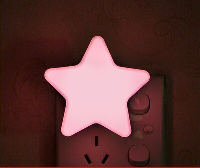 AC110-220V Night Light Children Light Baby Nursery Lamp Bedroom Sleep LED Light Switch Wall Night Lamp For Children Girl Toy: K