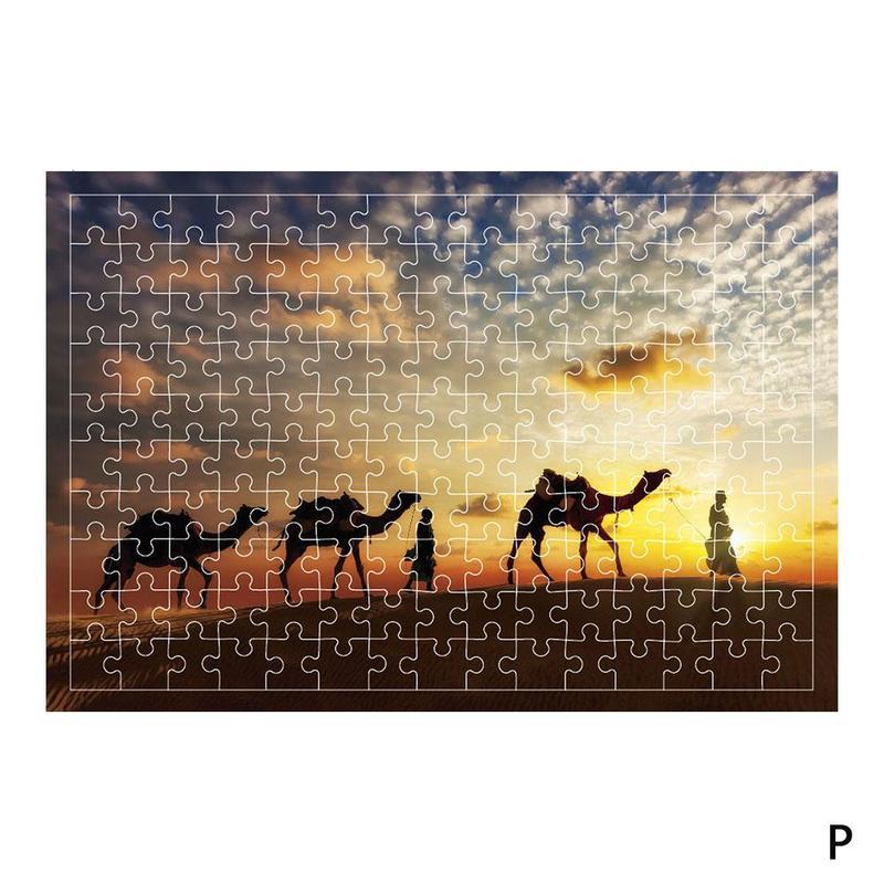 150 Piece Tube Scenery Intelligent Puzzles For Children Interactive Jigsaw Education Learning Brain Adults Teaser Toy Assem L7P0: P