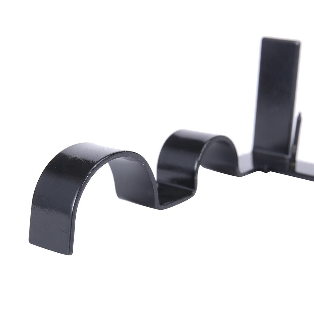 1 pair of curtain rod brackets Hanging curtain rod holder, tap to the right into the window frame curtain rod bracket #40