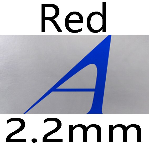 1x SUNFLEX Original AF50 Silver Pimples In Table Tennis Rubber Pips-In Ping Pong Sponge Tenis De Mesa: RED 2.2mm