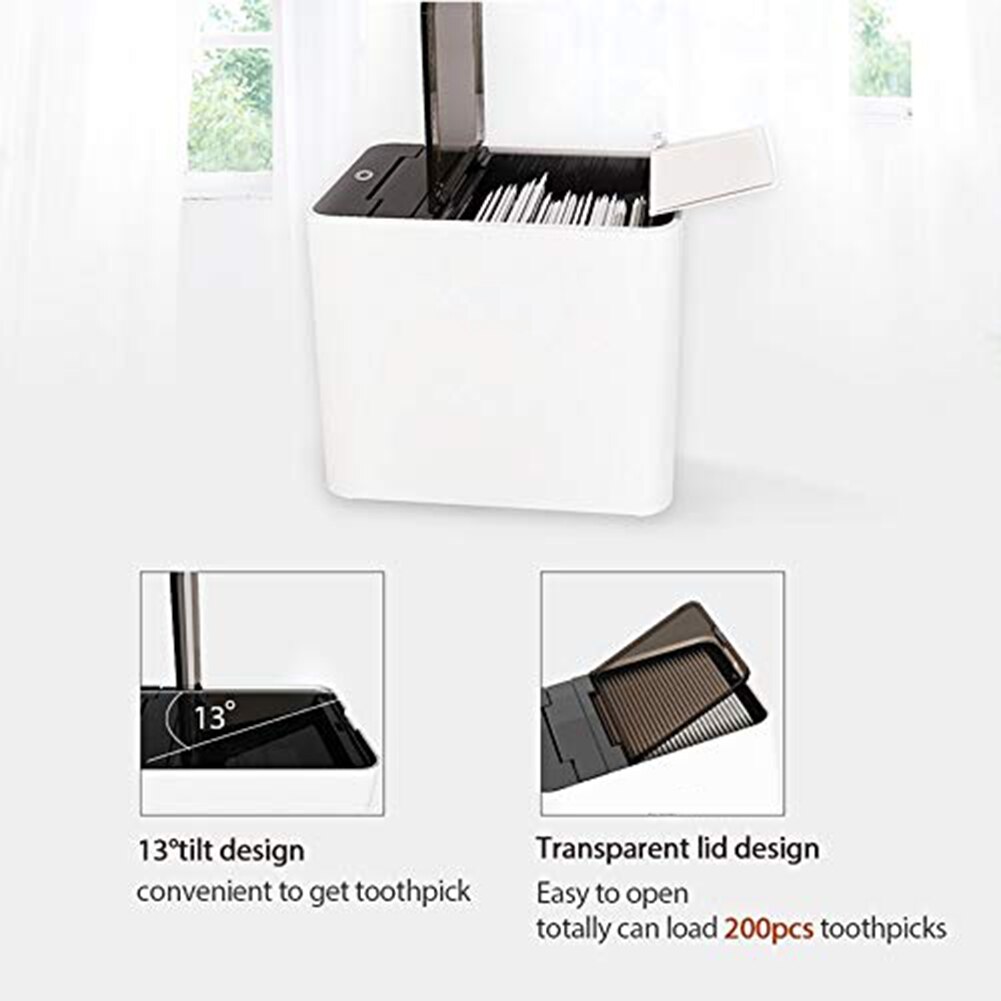 Infrared Sensor Toothpick Dispenser Automatic Toothpick Dispenser Kitchen Dining Table Holder Box Toothpicks Holder Smart Tooth