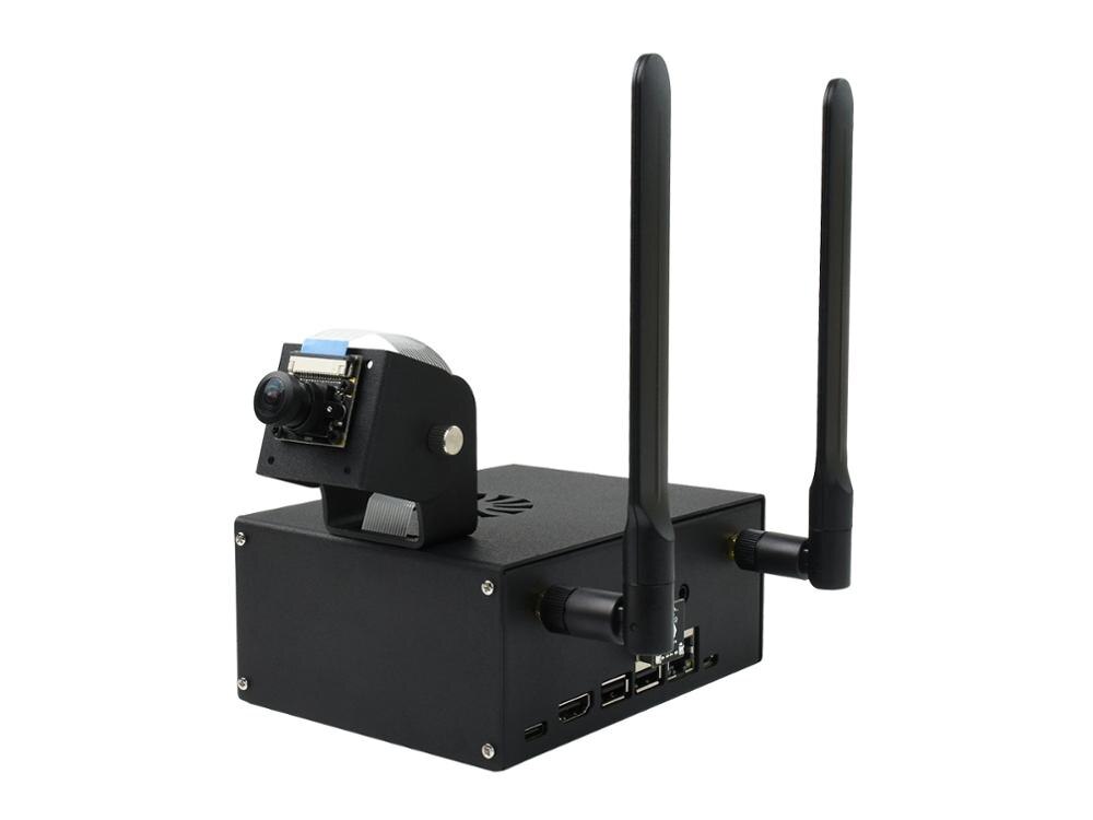 Waveshare – boîtier en métal, spécialisé pour le Kit de développement Jetson Nano 2 go, de châssis Mini PC, corps en métal solide