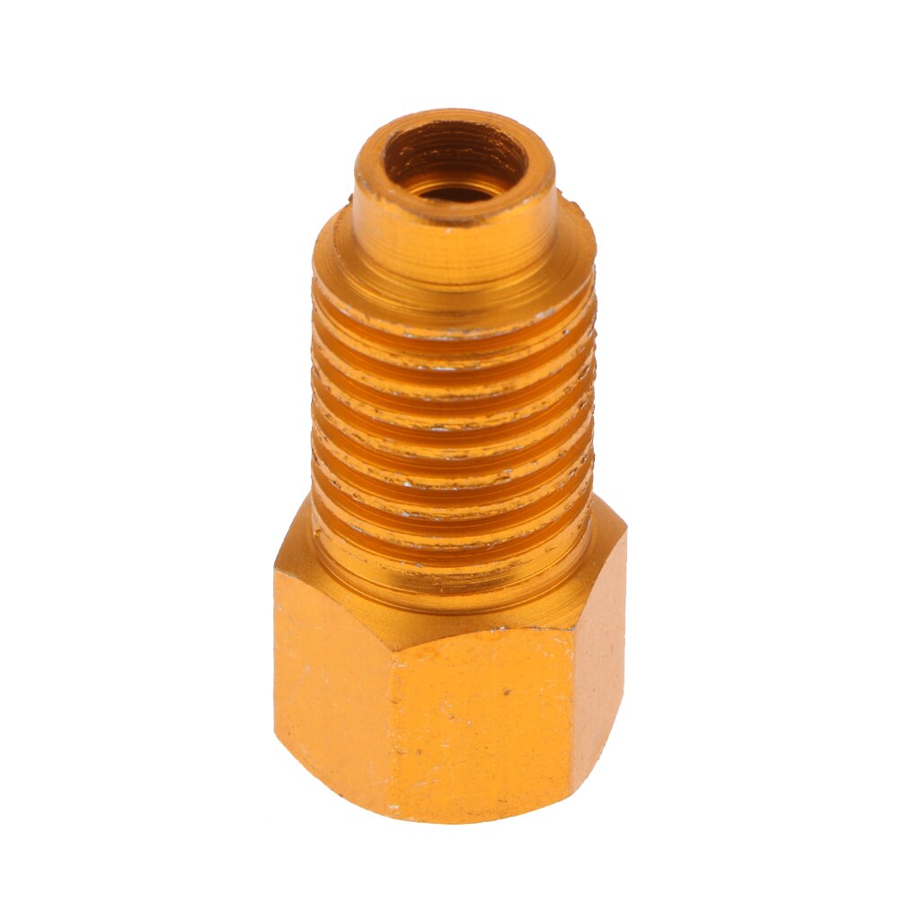 Aluminum Alloy R134A Refrigerant Tank Adapter Connector 1/4 SAE to 1/2 ACME