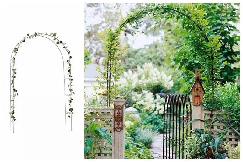 240 x 140cm metal bryllup bue pergola have bagtæppe stand buer vintage bryllup dekoration centerpieces diy bryllup favor