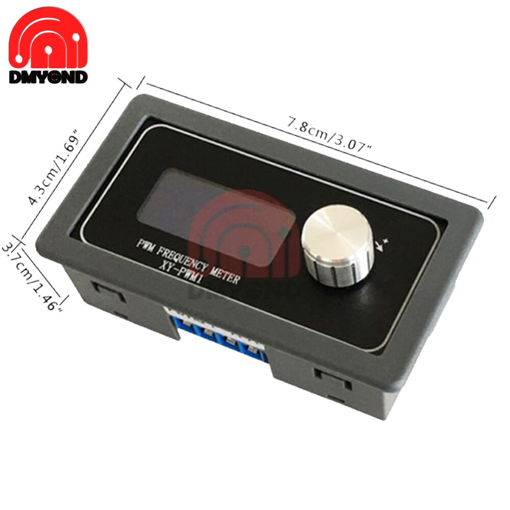 DC 3.3V-30V PWM Frequency Meter 1Hz-150KHz Frequency Counter Adjustable Pulse Signal Generator 5-30 MA Square Wave for DC Motor