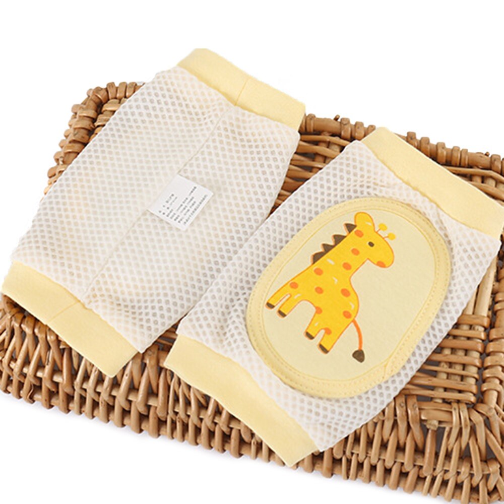 Cartoon baby kniebeschermers hoge elastische Mesh kniebeschermers elleboog crawl peuter Scratch preventie ondersteuning protector voor baby veiligheid